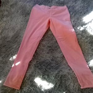 Pink stretchy pants